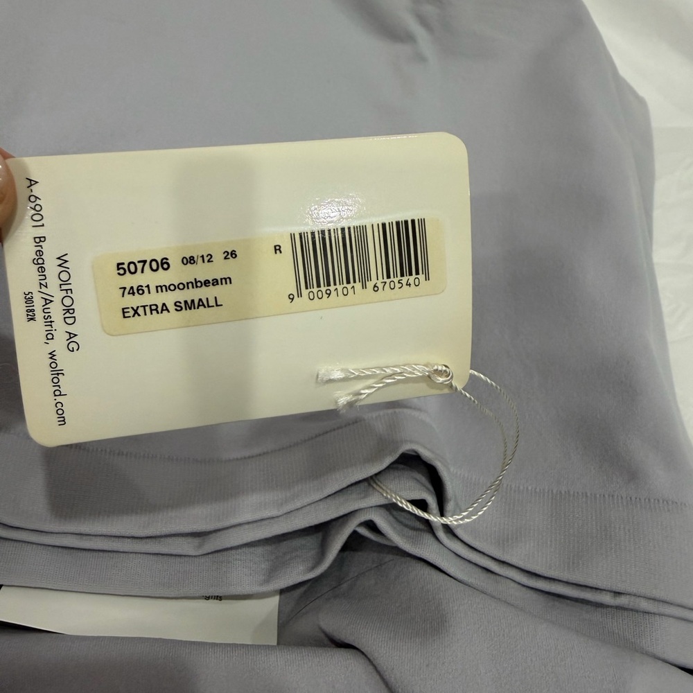 Wolford Moonbeam Light Gray Fatal dress - Extra Small - Picture 6 of 6